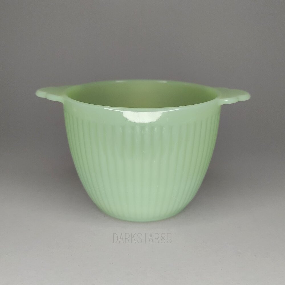 Fire King Jadeite Green Ribbed Mixing Bowl